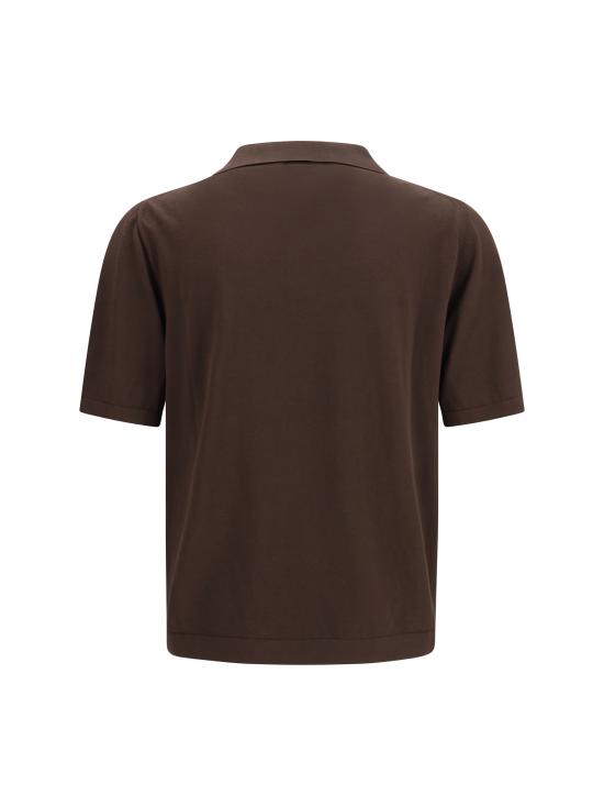 26SS 크루나 폴로 티셔츠 SM04LEVANTE1753 144 BROWN - CRUNA