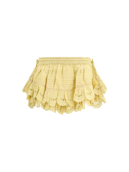 26SS 이자벨마랑에뚜왈 숏팬츠 SH0255FAD1J05E 10LC YELLOW