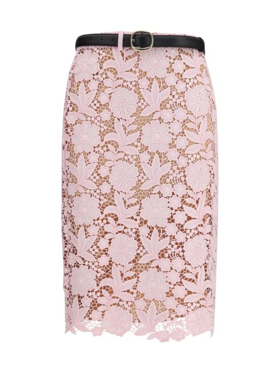 26SS 셀프 포트레이트 미디 스커트 SS26182MSKP PINK