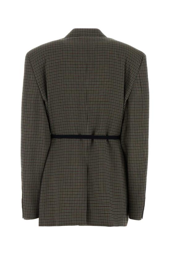 26SS 발렌시아가 랩 테일러드 재킷 857365TTO38 2866 Checked - BALENCIAGA