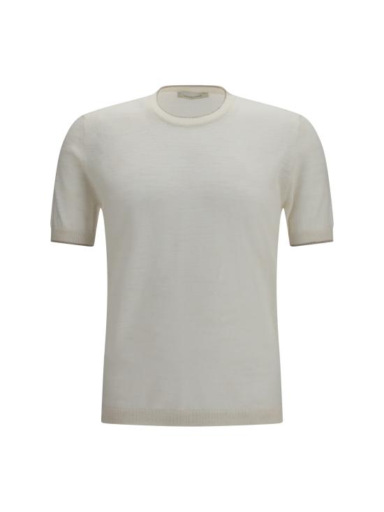 26SS 브룩스 필드 반팔 티셔츠 203CD019 9149 WHITE