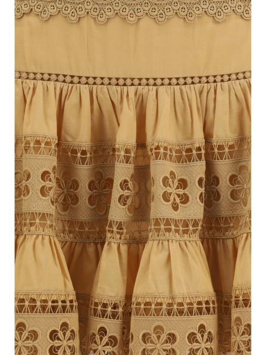 26SS 차로루이즈 숏 스커트 261401 CINNAMON BROWN - CHARORUIZ