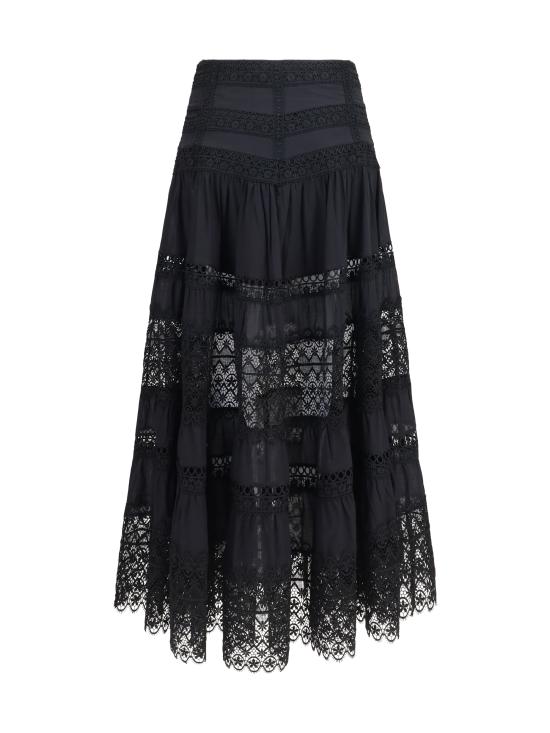 26SS 차로루이즈 롱 스커트 261402 BLACK - CHARORUIZ