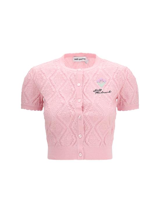 26SS 셀프 포트레이트 스웨터 SS26057TP PINK