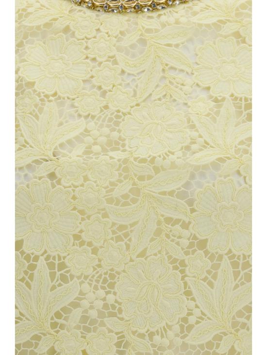 26SS 셀프 포트레이트 반팔 티셔츠 SS26096TAY YELLOW - SELF PORTRAIT