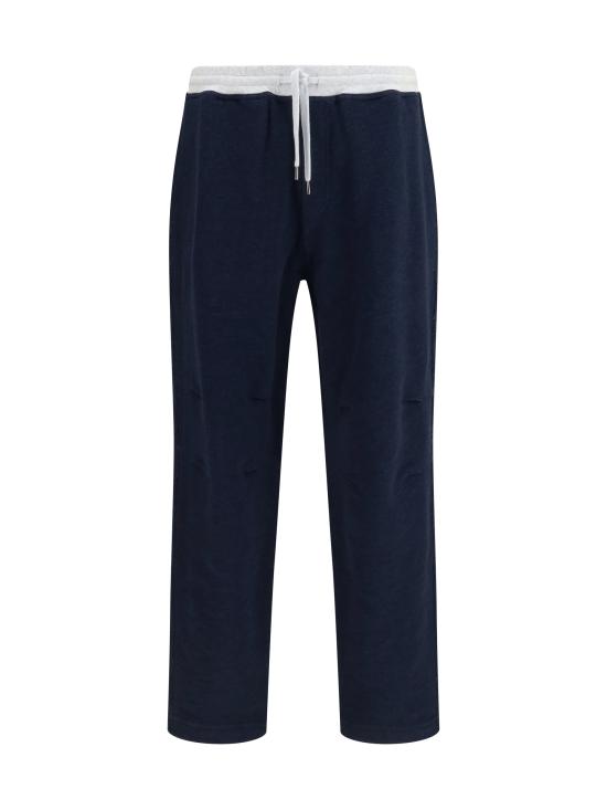 26SS 브루넬로 쿠치넬리 스트레이트 팬츠 MR8313381G CD649 BLUE