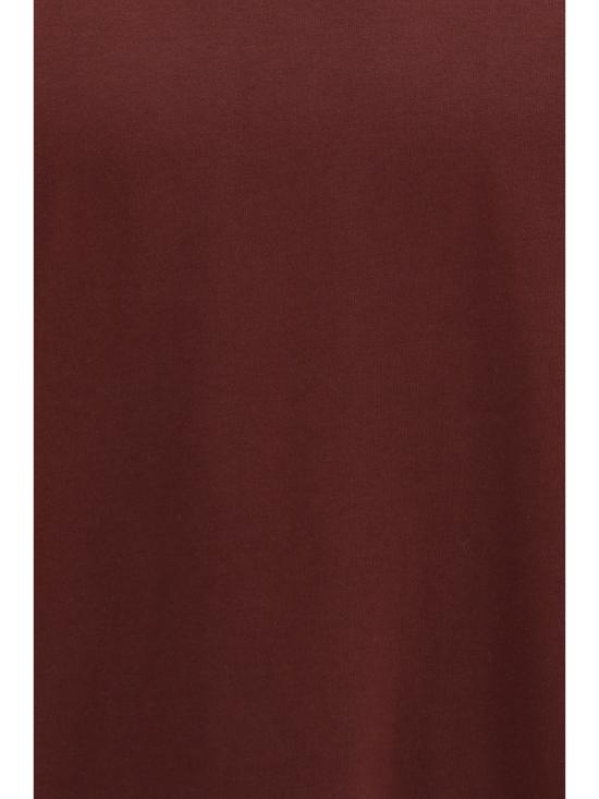 26SS 꼼데가르송 반팔 티셔츠 FQT016S26 2 BORDEAUX - COMME DES GARCONS