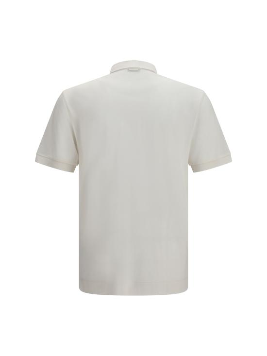 26SS 에르메네질도제냐 폴로 티셔츠 UH341A3H786N01 001 WHITE - ERMENEGILDO ZEGNA