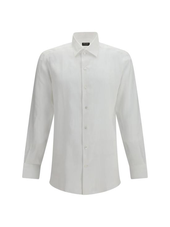 26SS 에르메네질도제냐 긴팔 셔츠 UHX31A3SRO3014G 054 WHITE