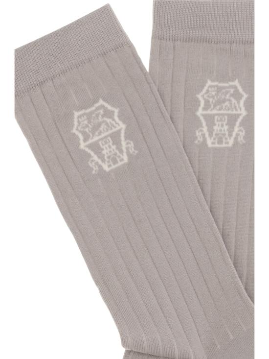 26SS 브루넬로 쿠치넬리 양말 MCS93561 CSJ77 BEIGE - BRUNELLO CUCINELLI