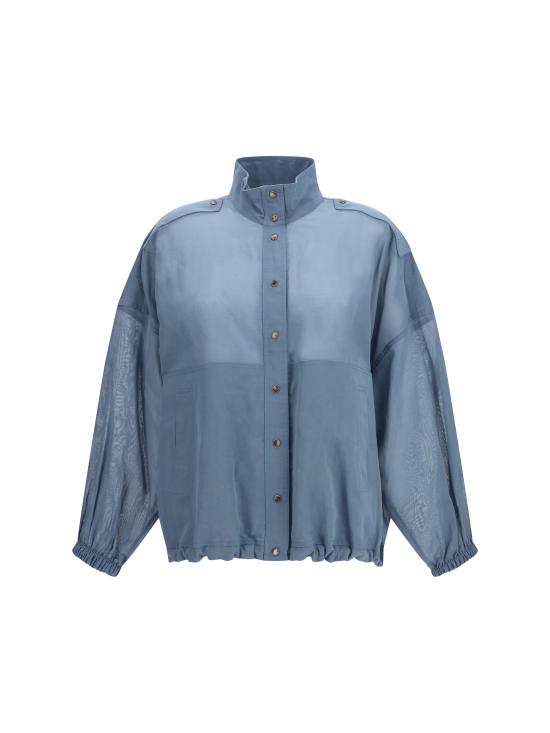 26SS 브루넬로 쿠치넬리 블라우스 M0F91SO606 C9704 BLUE