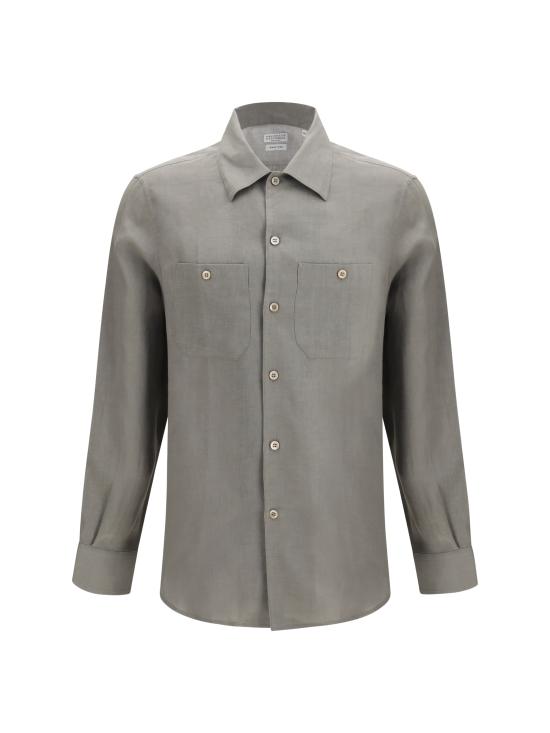 26SS 브루넬로 쿠치넬리 긴팔 셔츠 MA6980658 C1063 KHAKI