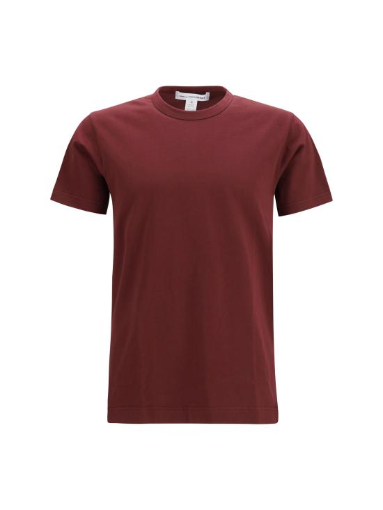 26SS 꼼데가르송 반팔 티셔츠 FQT002S26 2 BORDEAUX