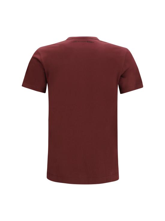 26SS 꼼데가르송 반팔 티셔츠 FQT002S26 2 BORDEAUX - COMME DES GARCONS