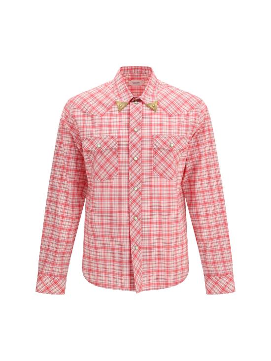 26SS 베르사체 긴팔 셔츠 10249541A17903 6R680 RED