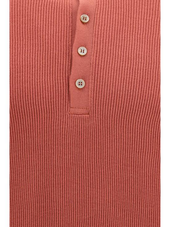 26SS 브루넬로 쿠치넬리 폴로 티셔츠 M29400025 CIJ11 PINK - BRUNELLO CUCINELLI