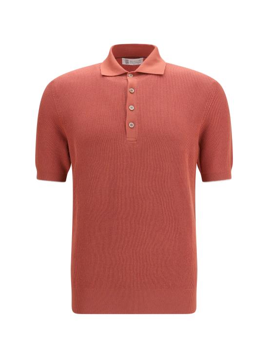 26SS 브루넬로 쿠치넬리 폴로 티셔츠 M29400025 CIJ11 PINK