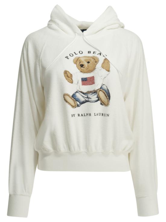 26SS 폴로 랄프로렌 후드 티셔츠 211A12745001WHITE White