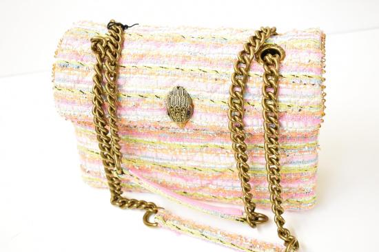 26SS 커트가이거 숄더백 TWEED KENSINGTON PINK
