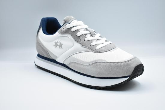 26SS 라 마티나 스니커즈 060 A60 TEX FABRIC GRIGIO BIANCO - LA MARTINA