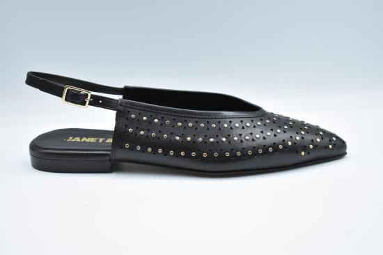 26SS 재닛앤재닛 플랫 슈즈 712B BLACK