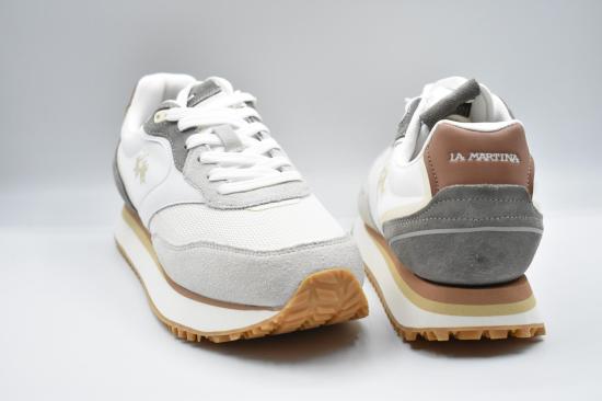 26SS 라 마티나 스니커즈 060 A60 TEX FABRIC PANNA OFF WHITE - LA MARTINA
