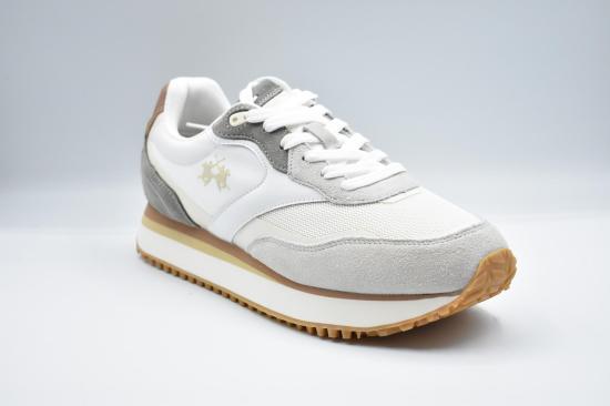 26SS 라 마티나 스니커즈 060 A60 TEX FABRIC PANNA OFF WHITE - LA MARTINA