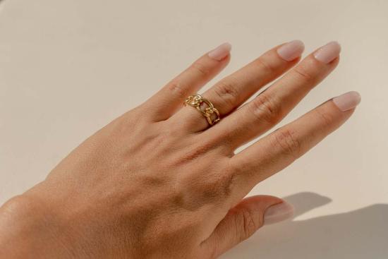  Milk & Rose 반지 밀크 & 로즈 와이어 조절식 - OTHER BRANDS