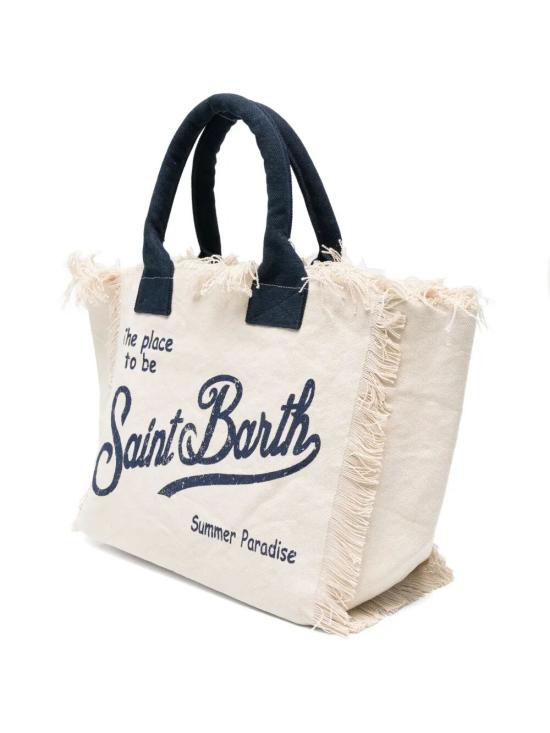 26SS 세인트바쓰 토트백 VANI001 02564L 1160 WHITE AND BLUE - MC2 SAINT BARTH