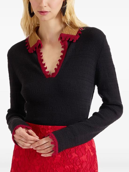 25FW 라 더블제이 스웨터 PUL0280 KNI154SOLID BL01 SOLID - LA DOUBLEJ