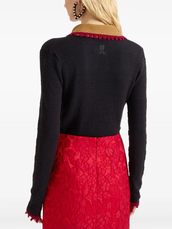 25FW 라 더블제이 스웨터 PUL0280 KNI154SOLID BL01 SOLID - LA DOUBLEJ