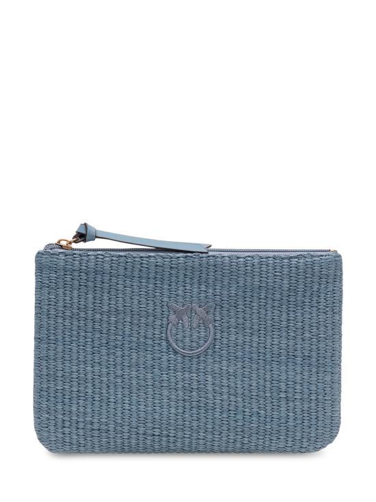 26SS 핑코 클러치/파우치 106763A39Y E5YQ LIGHT BLUE ANTIQUE GOLD