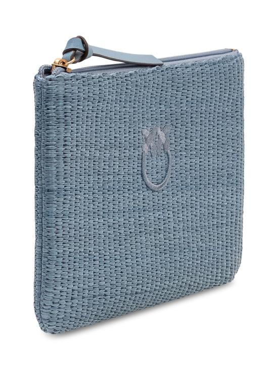 26SS 핑코 클러치/파우치 106763A39Y E5YQ LIGHT BLUE ANTIQUE GOLD - PINKO