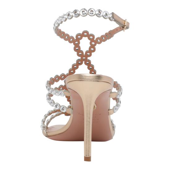 26SS 아쿠아주라 샌들 MRUMIDS0 NPLSOG Gold - AQUAZZURA