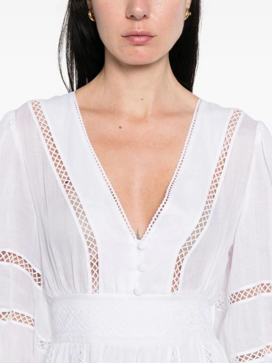 26SS 에르마노 피렌제 원피스 D48EQ009ES8MF010 MF010 BIANCO OTTICO - ERMANNO FIRENZE