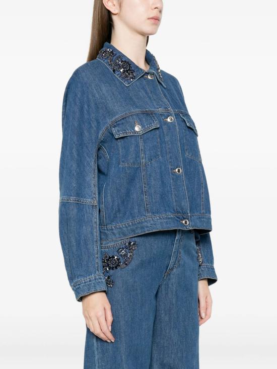 26SS 에르마노 피렌제 자켓 D48EI020EJ4MF152 MF152 DENIM - ERMANNO FIRENZE