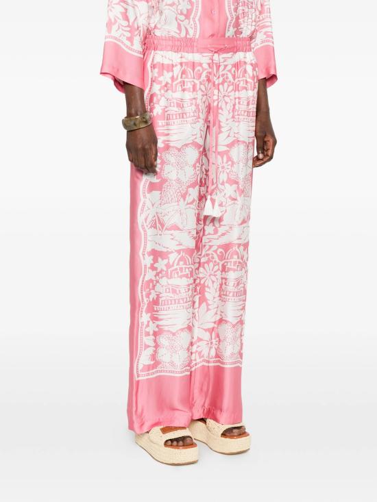 26SS 에르마노 피렌제 팔라초 팬츠 D48EP081EC9MFB36 MFB36 BUBBLE OFF WHITE - ERMANNO FIRENZE