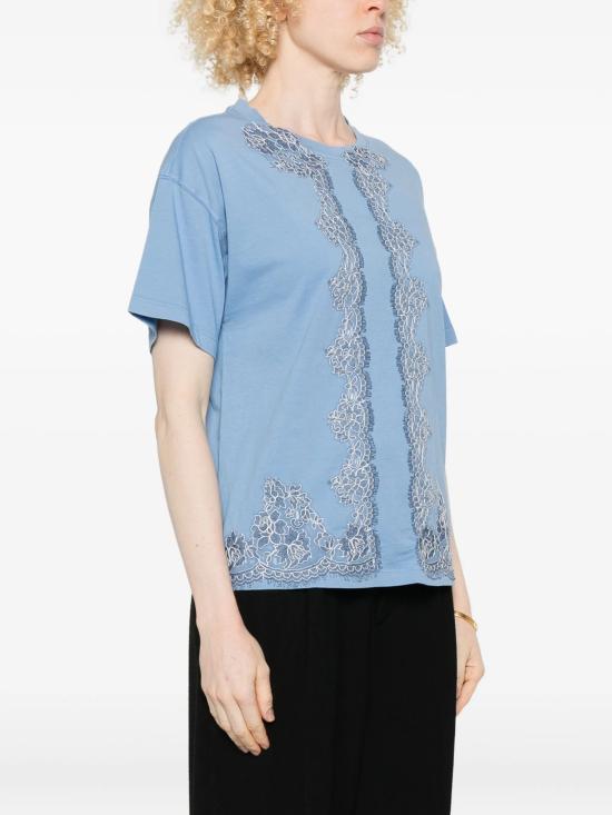 26SS 에르마노 피렌제 반팔 티셔츠 D48EL029EE3MF157 MF157 DENIM CHIARO - ERMANNO FIRENZE