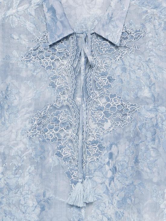 26SS 에르마노 피렌제 블라우스 D48EK056E66MF156 MF156 DENIM - ERMANNO FIRENZE