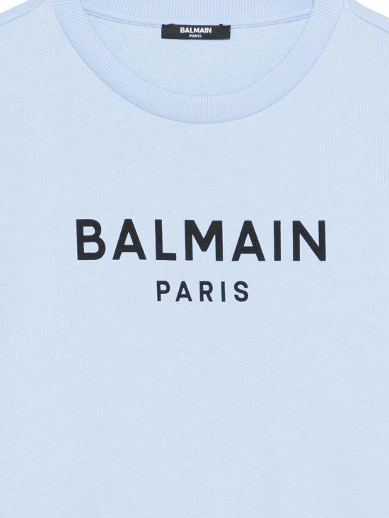 26SS [키즈] 발망 니트/스웻셔츠 BX4P10Z3183 652NE - BALMAIN