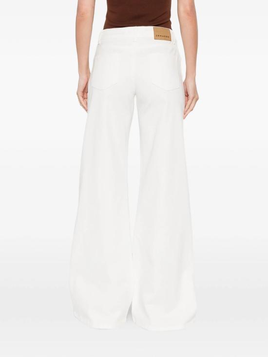 26SS 에르마노 피렌제 스트레이트 팬츠 D48EP067REI4MF249 MF249 OFF WHITE - ERMANNO FIRENZE