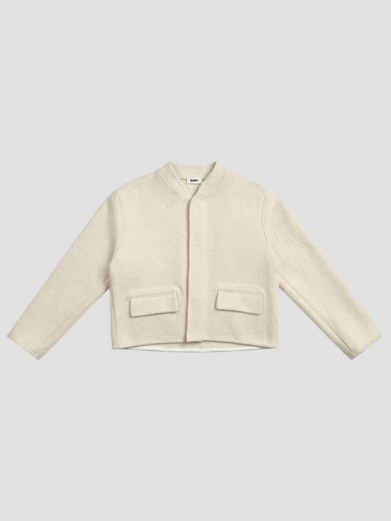 26SS 리에르 자켓 JKT24WLT WHT FLT LT WHITE FELTED LIGHT