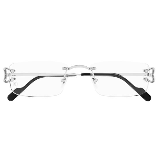 26SS 까르띠에 안경 CT0344O 002 SILVER SILVER TRANSPARENT