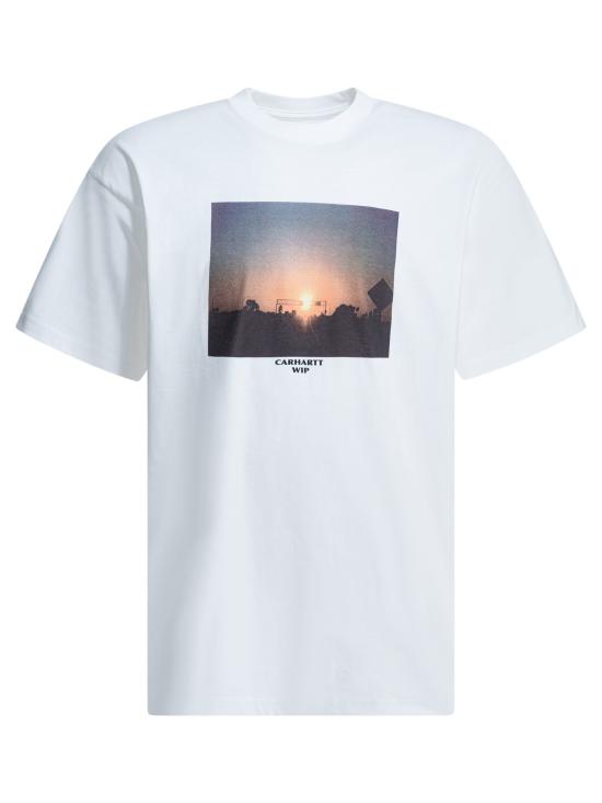 26SS 칼하트 WIP 숏슬리브 웜 뷰 티셔츠 I03624602 XX White