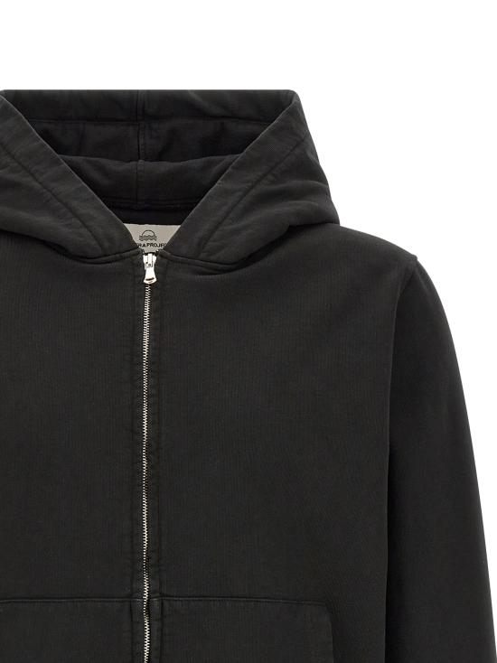 26SS 리비에라 프로젝트 후드 티셔츠 FELPAZIPCAPPUCCIONERO Black - RIVIERA PROJECT
