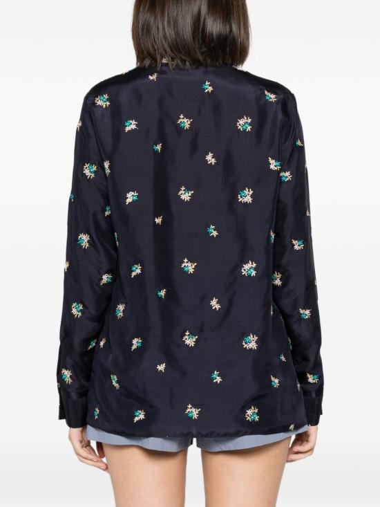 26SS 포르테포르테 블라우스 14868 MYSHIRTMIDNIGHT Mmarrone - FORTE FORTE