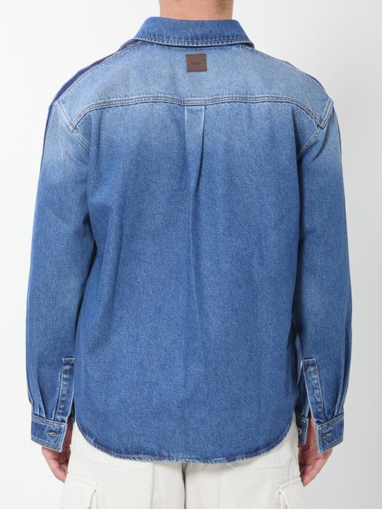 26FW 디올 데님 셔츠 693D589 BLUE - DIOR