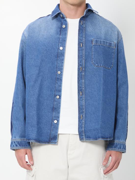 26FW 디올 데님 셔츠 693D589 BLUE