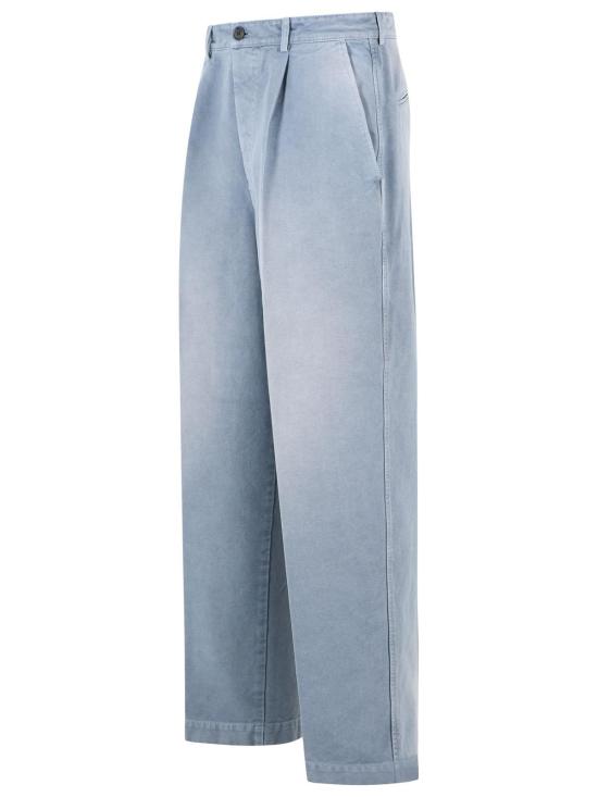 26SS 마르니 스트레이트 팬츠 PUMU0327G0 USCY6300B31 Light Blue - MARNI