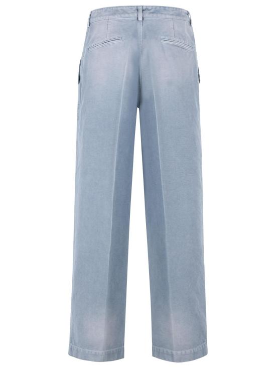 26SS 마르니 스트레이트 팬츠 PUMU0327G0 USCY6300B31 Light Blue - MARNI